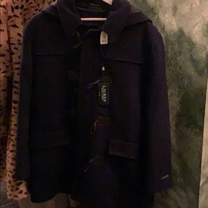 New Tags men’s navy toggle jacket 46R by Lauren